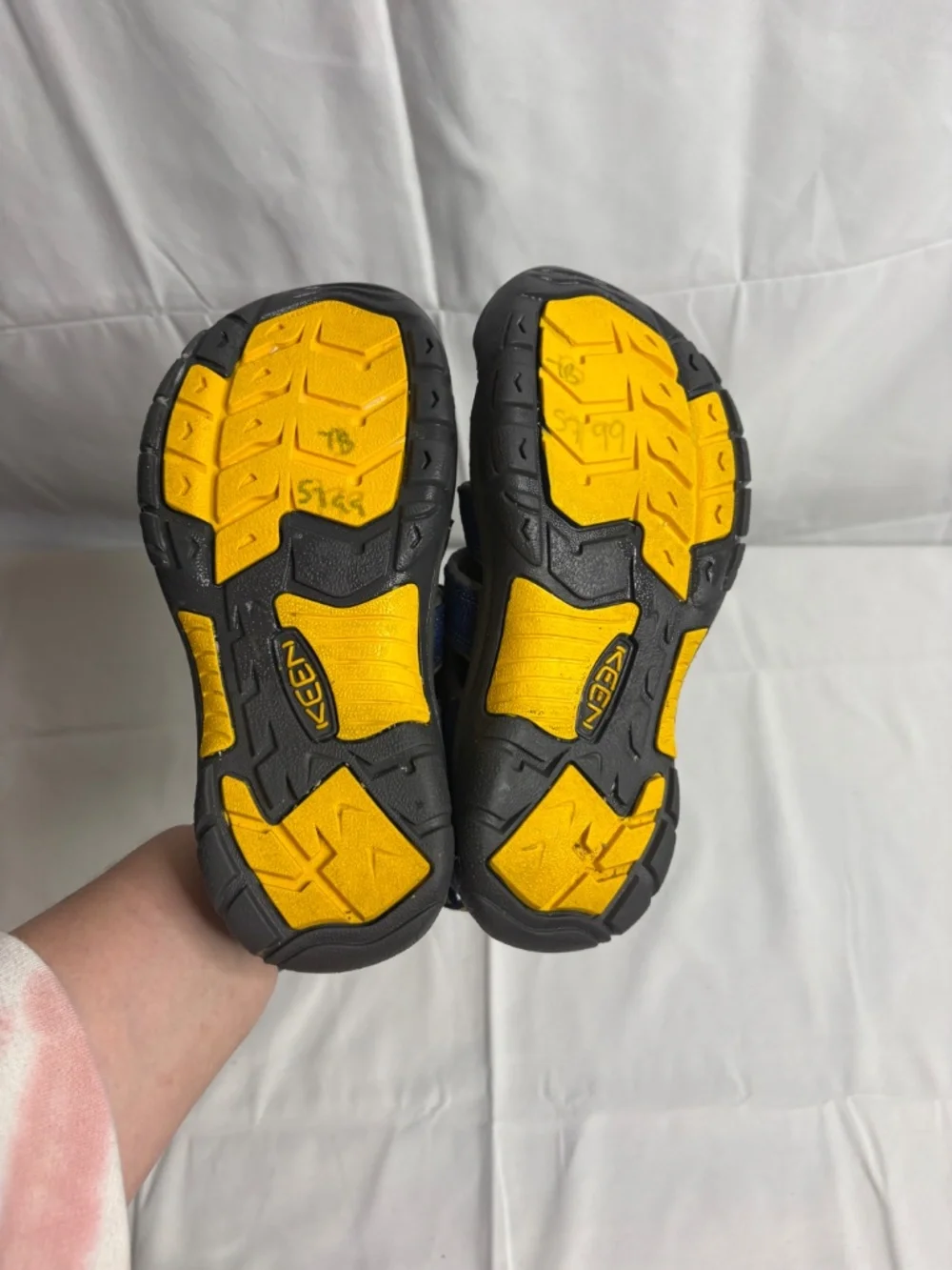 KEEN Kids Newport H2 Blue/Gray Sport Sandals Closed Toe Water Shoes Size 3 US